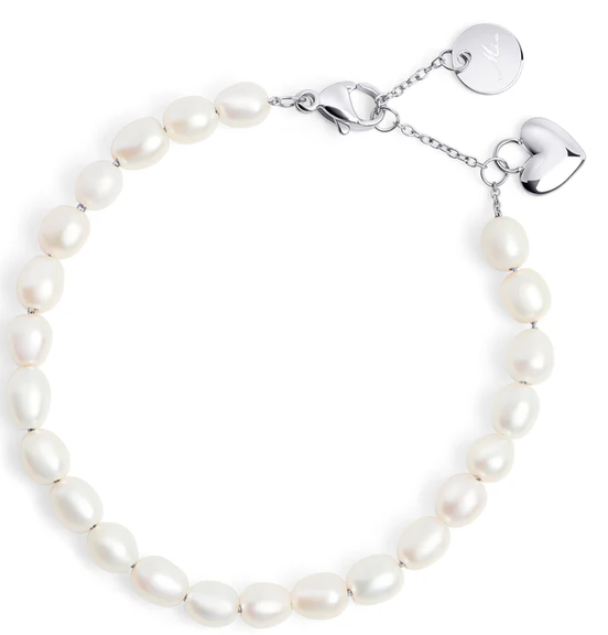 MIA - BRACELET ARGENT AVEC PERLES