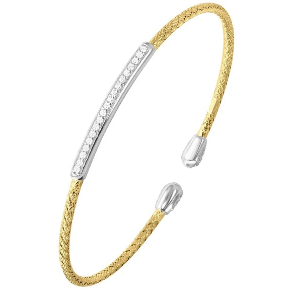 CHARLES GARNIER - BRACELET RIGIDE RÉVERSIBLE 2MM 