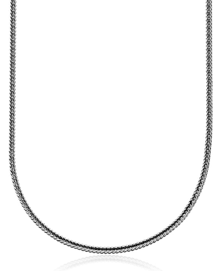 STEELX - CHAINE ARGENT MAILLE CARRÉ