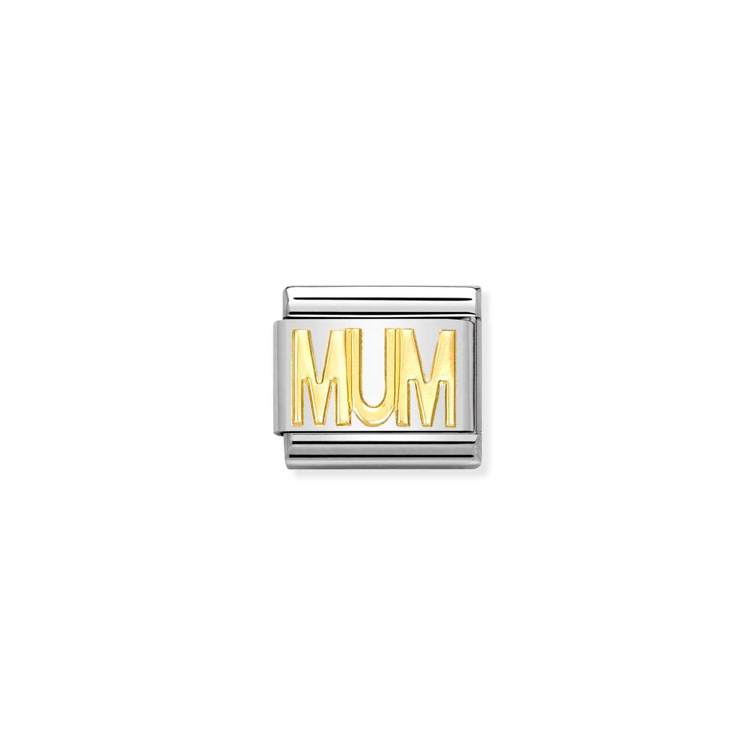 NOMINATION - MAILLE EN STAINLESS ET OR 18K - MUM
