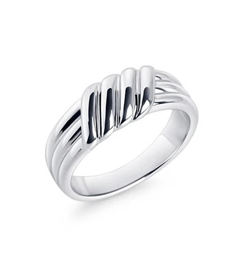 MIA - BAGUE ARGENT GR:8