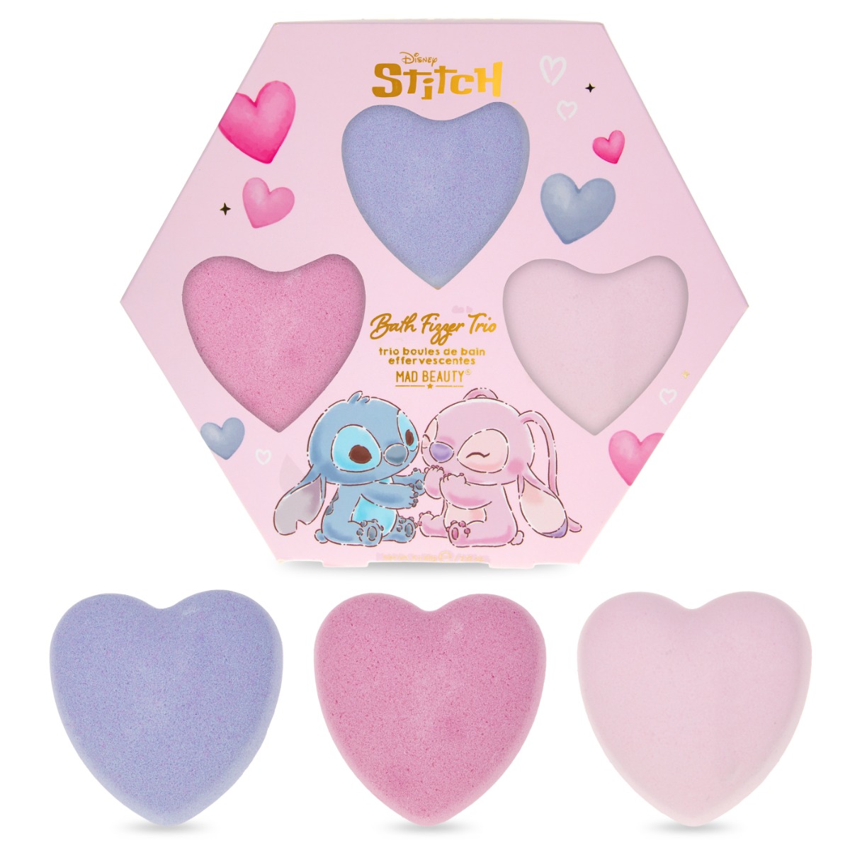 MAD BEAUTY - STITCH TRIO BOMBE DE BAIN