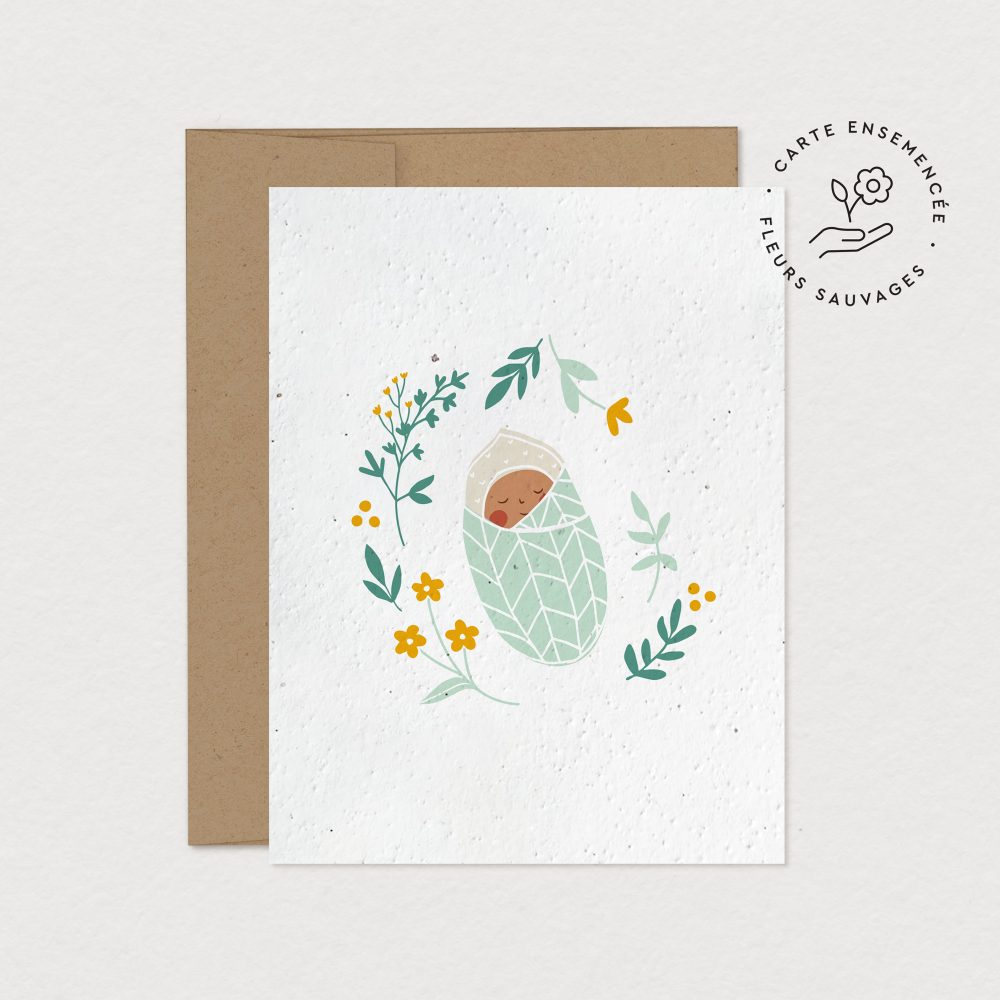 CARTE ENSEMENCÉE - PETIT COCON