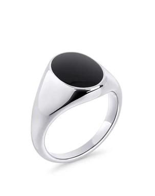 MIA - BAGUE PIERRE NOIRE 