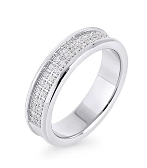 MIA - BAGUE JONC ARGENT AVEC CZ