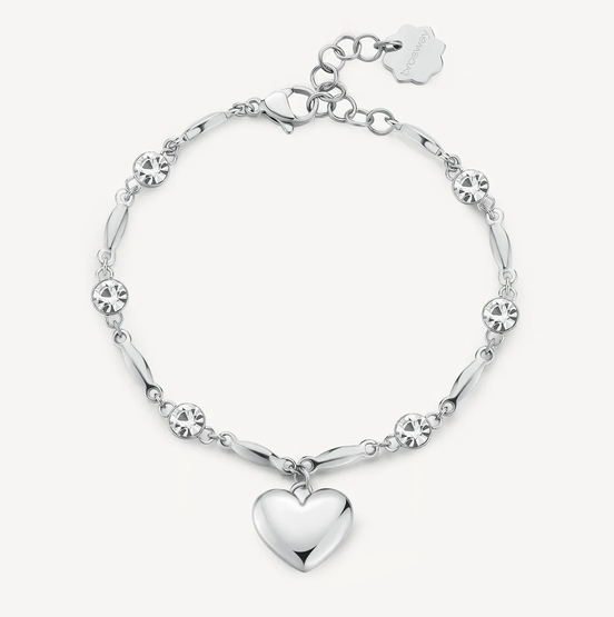 BROSWAY - BRACELET PEND COEUR CZ