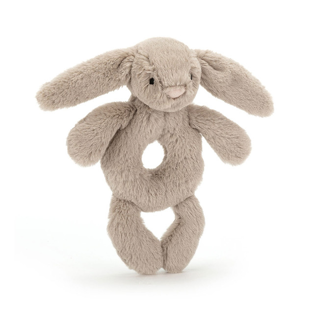 JELLYCAT - BASHFUL BUNNY RING RATTLE 