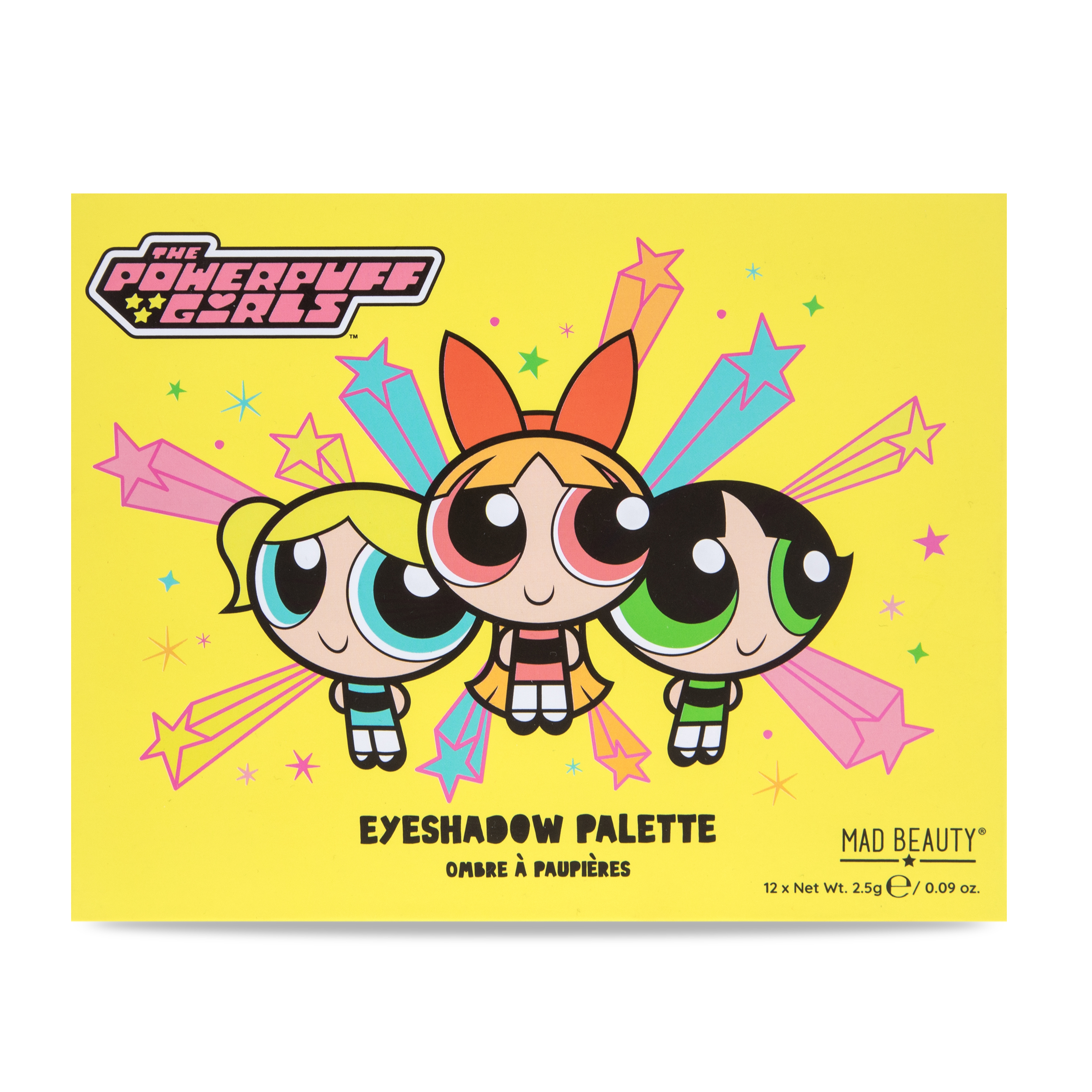 MAD BEAUTY - POWERPUFF GIRLS PALETTE DE FARD À PAUPIÈRES