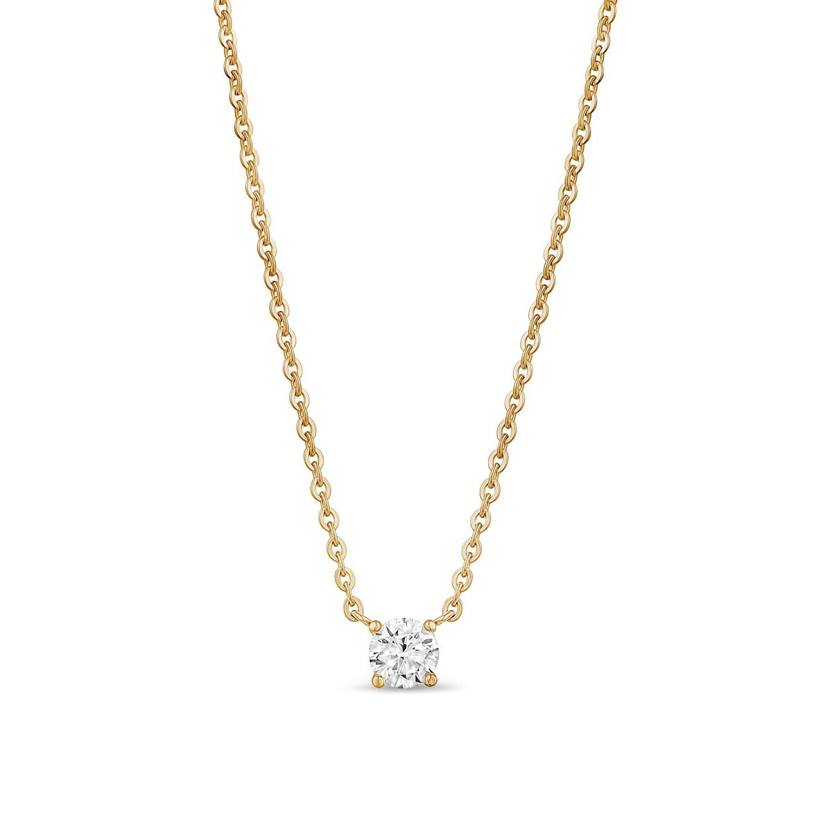 COLLIER AVEC ZIRCON ARZ STEEL