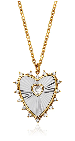 STEELX - CHAINE COEUR OR