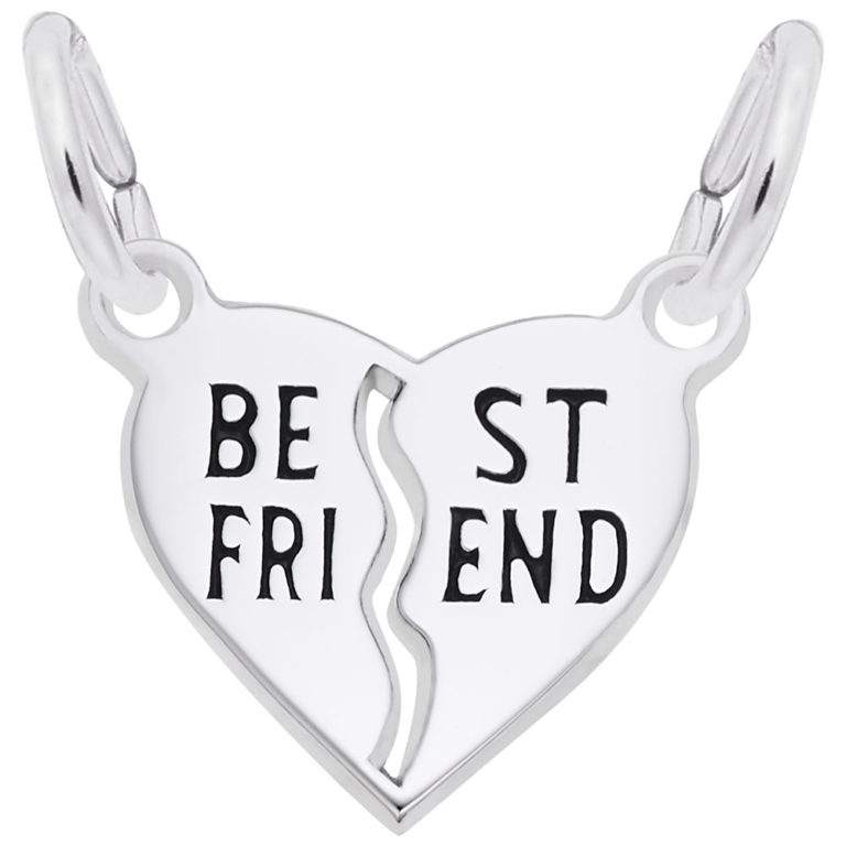 PENDENTIF COEUR BEST FRIEND