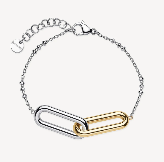 BROSWAY - BRACELET ARGENT ET OR
