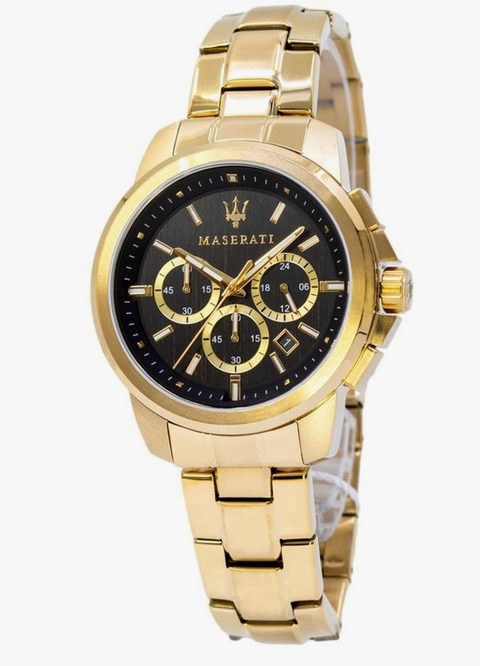 MASERATI - MONTRE SUCCESSO DORÉE FOND NOIR