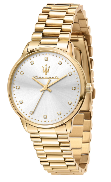 MASERATI - MONTRE OR CADRAN BLANC