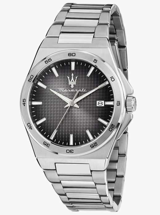 MASERATI - MONTRE ARGENT ECRAN CHARCOAL