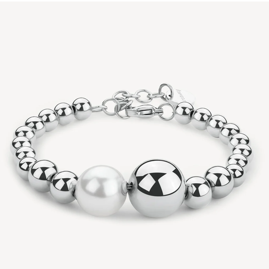 BROSWAY - BRACELET ARGENT BILLE ET PERLE