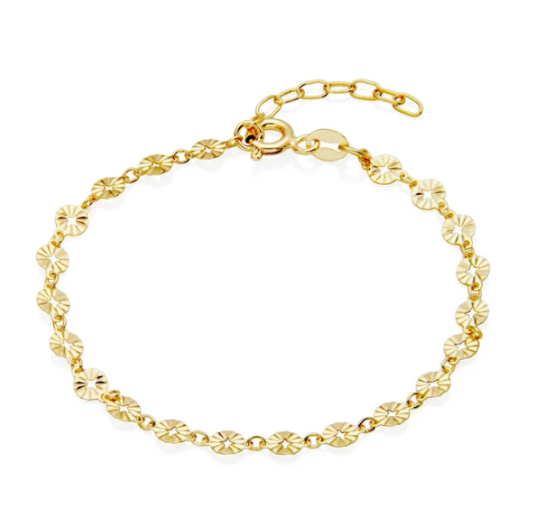 REIGN - CHAINE DE CHEVILLE PLAQUÉ OR