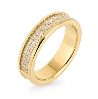 MIA - BAGUE JONC OR AVEC CZ