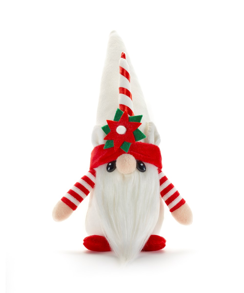 PELUCHE GNOME POINSETTIA LICORNE - NOËLLE