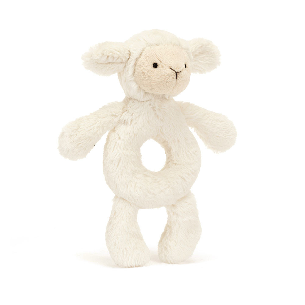 JELLYCAT - BASHFUL LAMB RING RATTLE