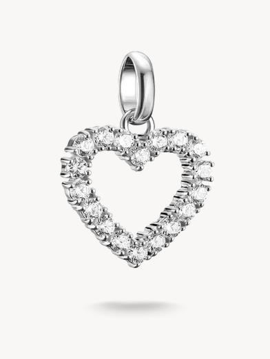 THOMAS SABO - PENDENTIF CHARM COEUR ARGENT