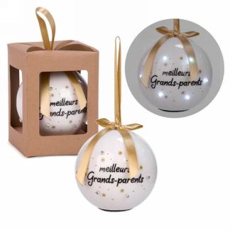 ORNEMENT BOULE ILLUMINÉE - MEILLEURS GRAND-PARENTS