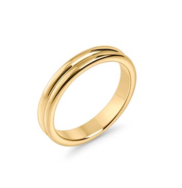 MIA - BAGUE NUANCE DORÉ GR:7