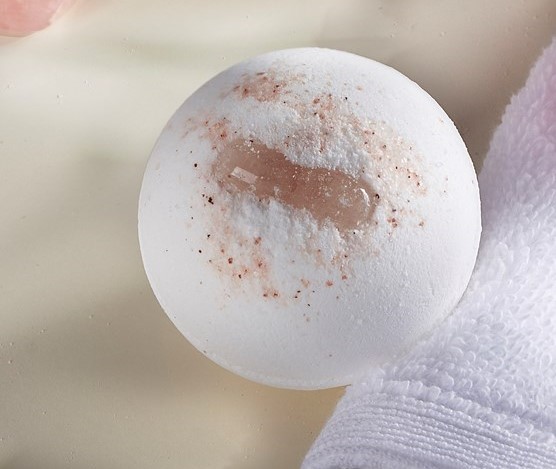BOMBE DE BAIN AVEC CRISTAUX - QUARTZ TRANSPARANT