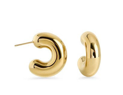 MIA - BOUCLES D'OREILLES CRÉOLES DORÉ