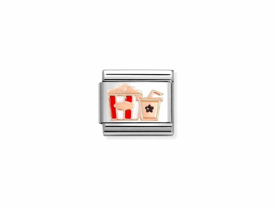 NOMINATION - POP-CORN, STAINLESS OR ET ROSE 9K 