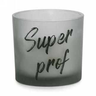 CHANDELLE PARFUMÉE EN VERRE - SUPER PROF