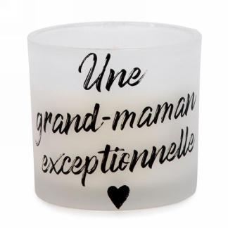 CHANDELLE PARFUMÉE EN VERRE - UNE GRAND-MAMAN