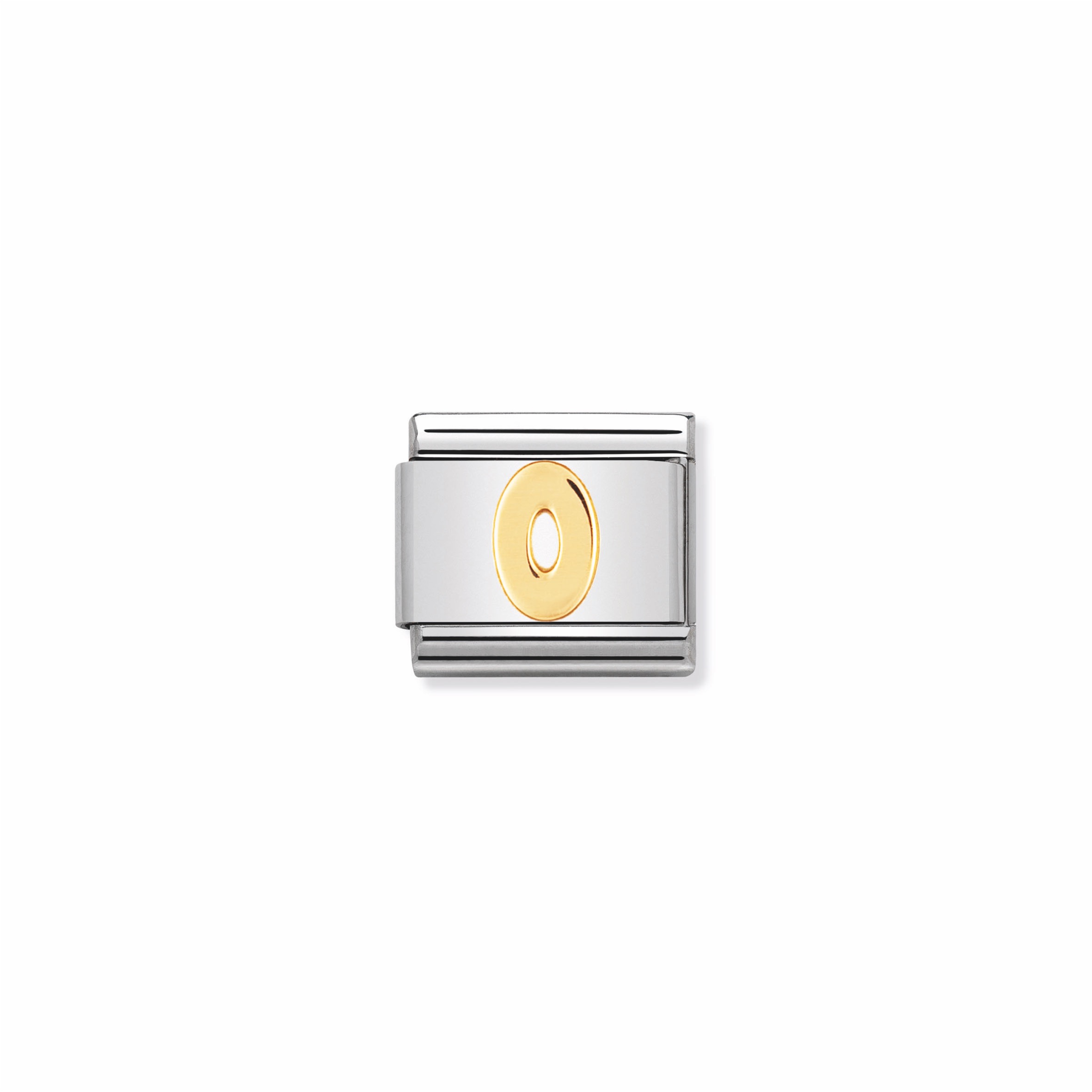 NOMINATION - STAINLESS ET OR 18K NOMBRE 0