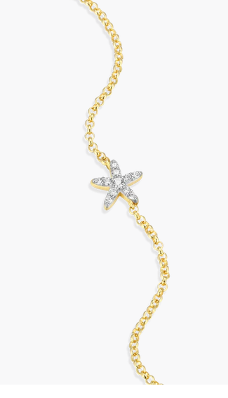 MONTE LUNA - BRACELET OR ÉTOILE