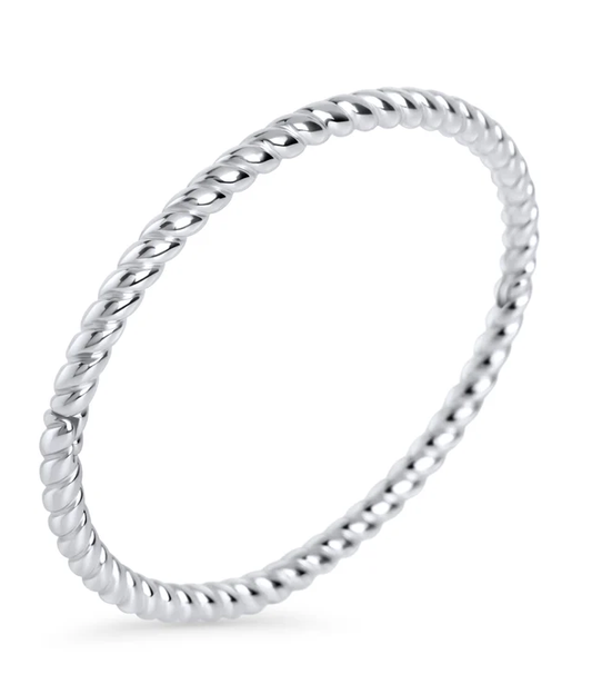 MIA - BRACELET RIGIDE ARGENT