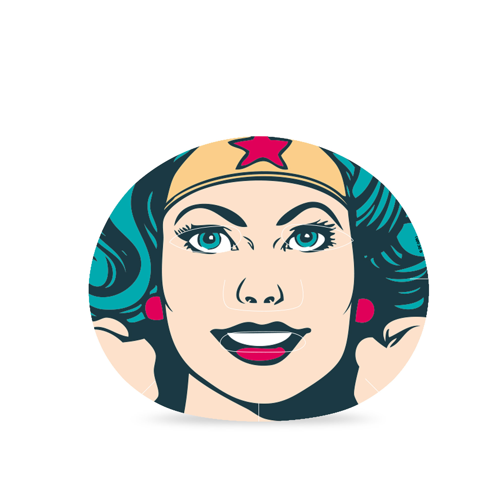 MAD BEAUTY - DC WONDER WOMAN MASQUE POUR LE VISAGE