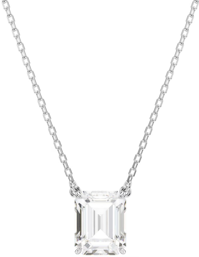 SWAROVSKI - PENDENTIF STILLS TAILLE OCTOGONALE, BLANC, MÉTAL RHODIÉ