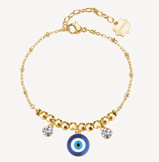 BROSWAY - BRACELET OR OEIL ET CZ