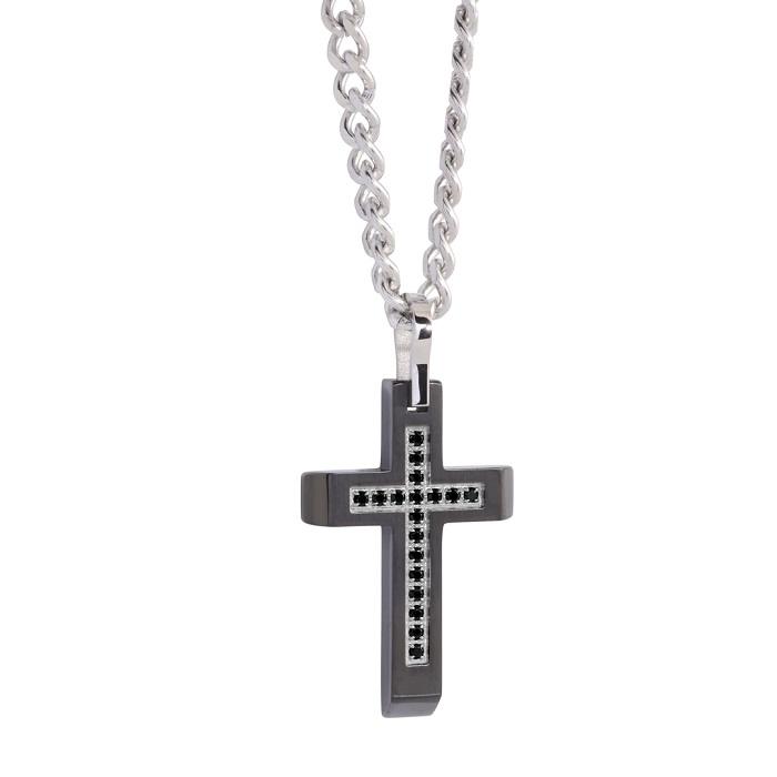 CHAINE AVEC PENDENTIF CROIX - ITALGEM