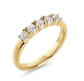 MIA - BAGUE DORÉ CZ GR:7